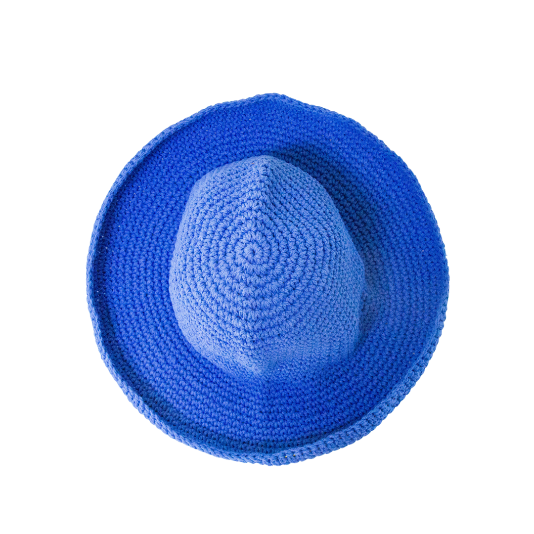 Adult Wide Brim Hat - Crema